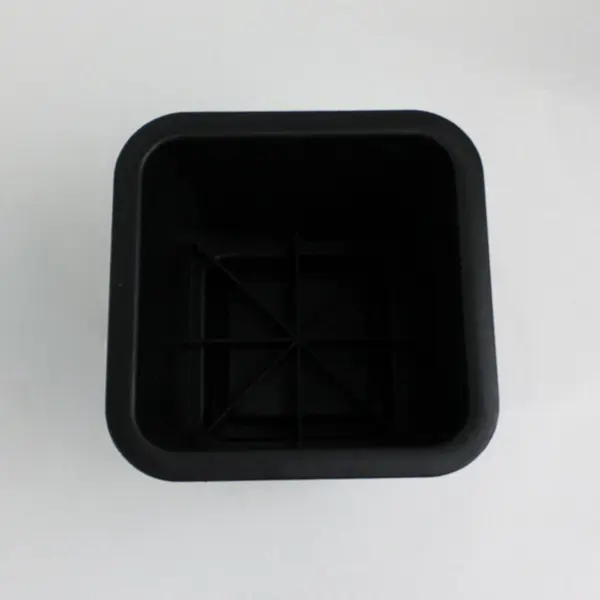 Lot of 8 Matching Black 6" Bed/Furniture Risers, Sturdy Hard Plastic 