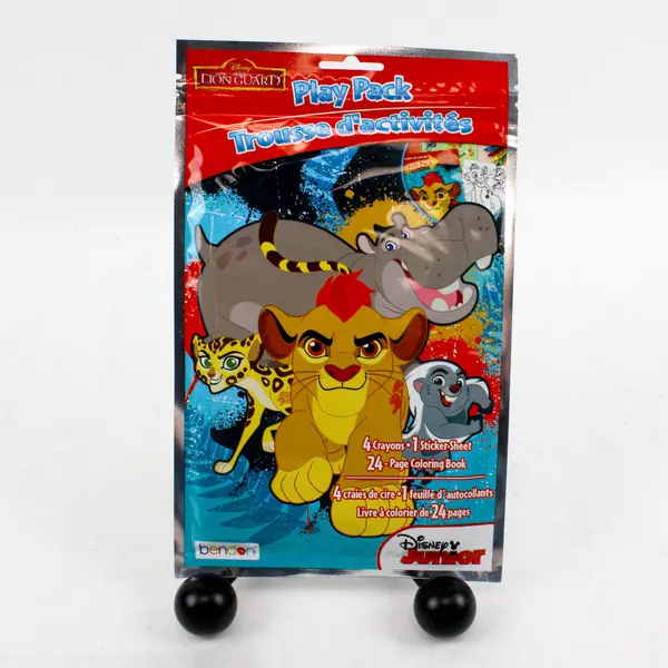 Lot of 2 Bendon Disney Junior Lion Guard Sealed Play Packs 4 Crayons Stickers