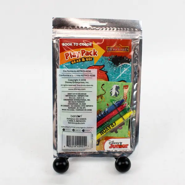 Lot of 2 Bendon Disney Junior Lion Guard Sealed Play Packs 4 Crayons Stickers