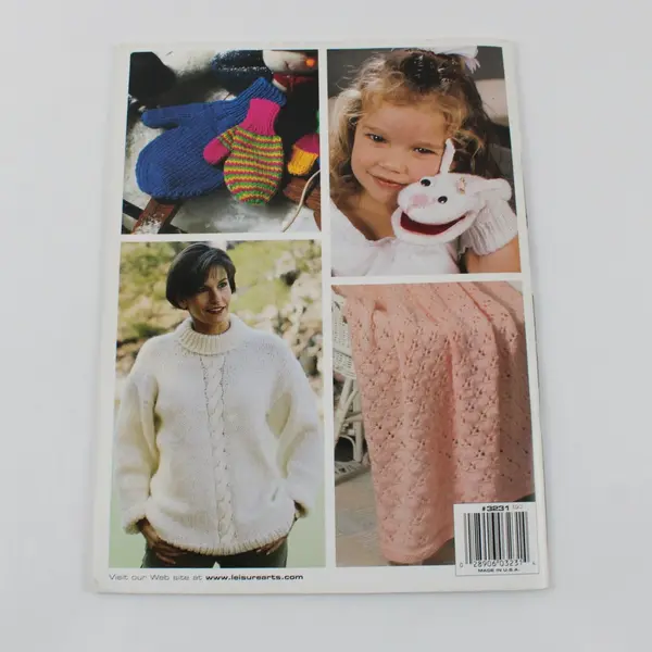 2001 Vintage 10-20-30 Minutes To Learn To Knit 20 Projects Leisure Arts