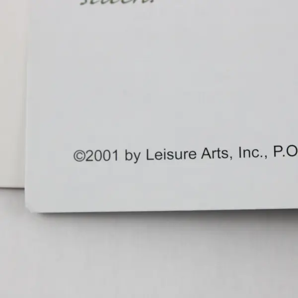 2001 Vintage 10-20-30 Minutes To Learn To Knit 20 Projects Leisure Arts