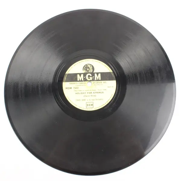 David Rose & His Orchestra Holiday For Strings/Laura 10" Shellac Record