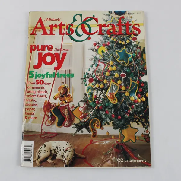 Vintage Michaels Arts and Crafts Pure Christmas Joy Magazine Nov/Dec 1997