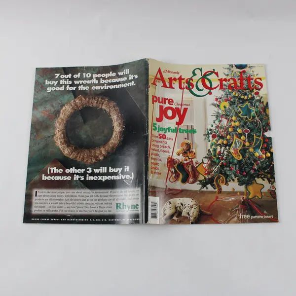 Vintage Michaels Arts and Crafts Pure Christmas Joy Magazine Nov/Dec 1997