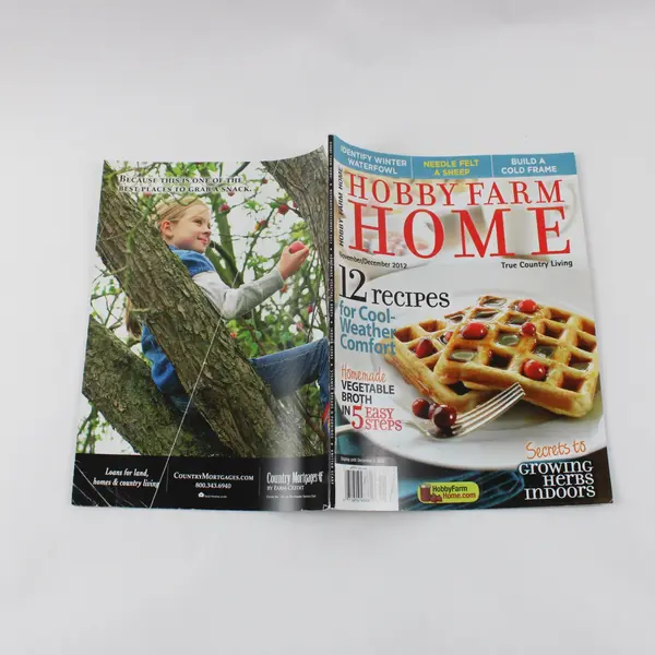 Hobby Farm Home True Country Magazine Recipes, Plants, & Knitting Nov/Dec 2012