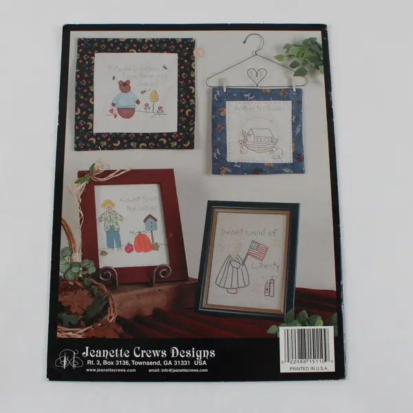 2003 Material Girl Simple Stitches Jean Kievlan 22 Embroidery Designs #15110