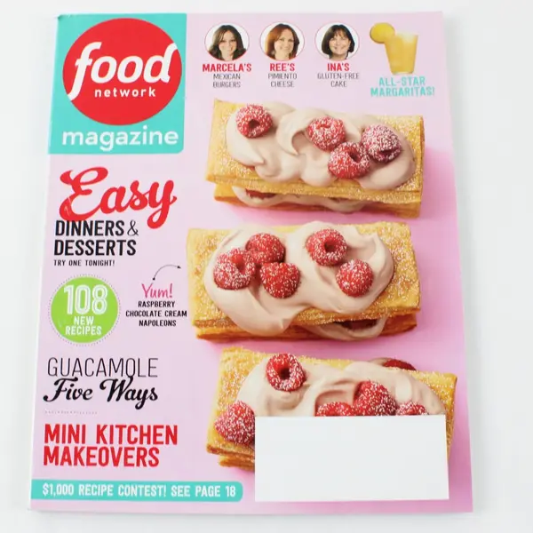 Food Network May 2016 Easy Dinners & Desserts 108 New Recipes Vol. 9 No. 4