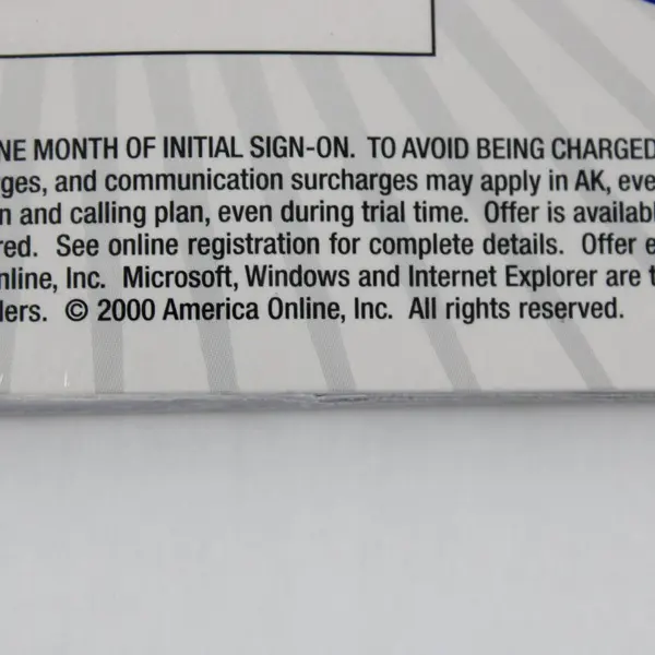 1999 Vintage America Online 5.0 Platinum Premier CD-ROM 250 Hours Free Sealed