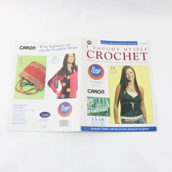 Boye I Taught Myself Crochet Kit 2008 Model 6397 Left-Handed