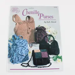 Chenille Purses Crochet Booklet Judi Alweil 1230 American School Needlework 1996