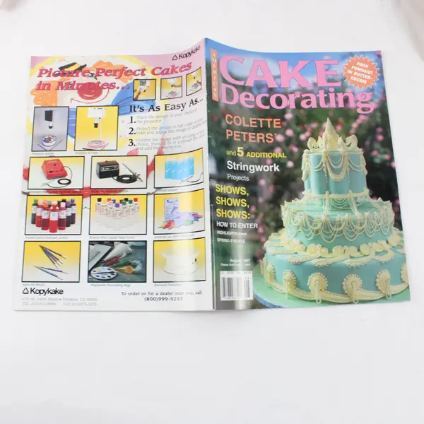 American Cake Decorating August 1997 Issue Colette Peters Sotano
