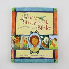 Jesus Storybook Bible Sally Lloyd-Jones Jago Silver 2007 Hardcover Zonderkidz