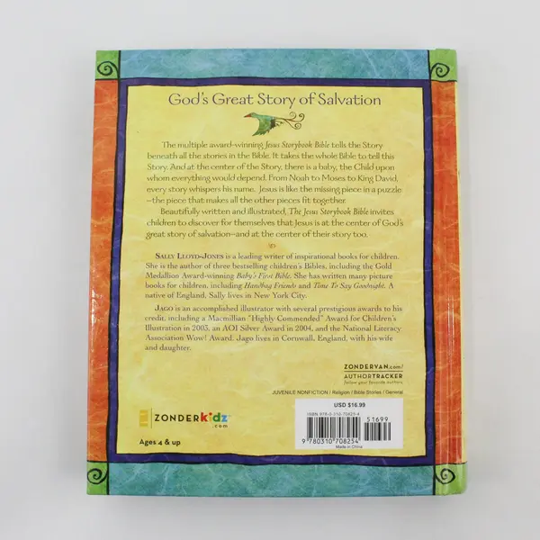 Jesus Storybook Bible Sally Lloyd-Jones Jago Silver 2007 Hardcover Zonderkidz