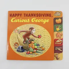 Happy Thanksgiving Curious George 2010 Board Book Illustrator Mary O'Keefe Young