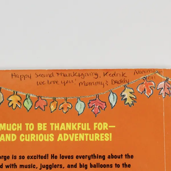 Happy Thanksgiving Curious George 2010 Board Book Illustrator Mary O'Keefe Young