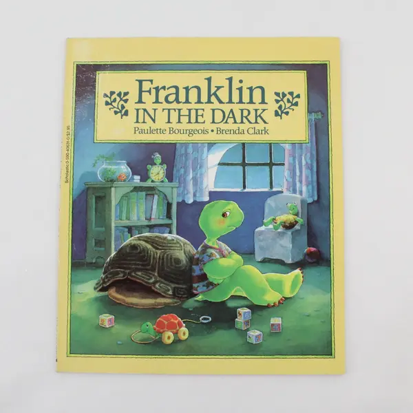 Vintage Scholastic Franklin in the Dark Paulette Bourgeois Brenda Clark 1987
