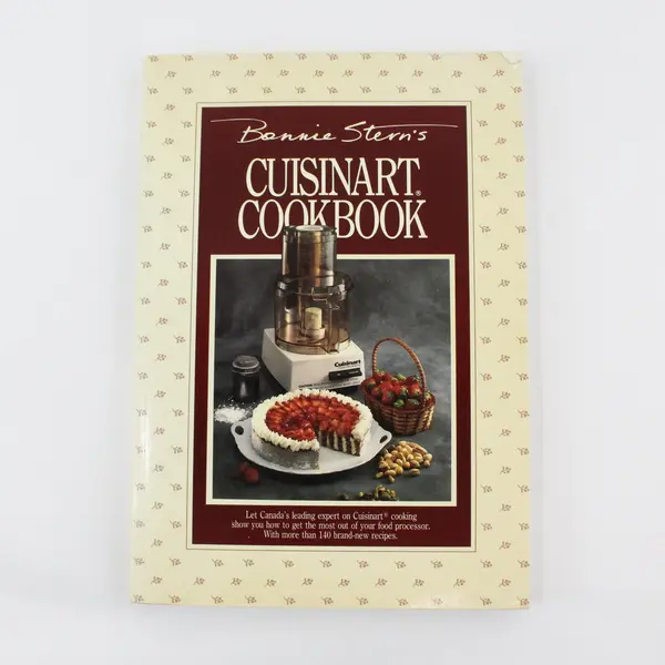 Vintage Bonnie Stern's Cuisinart Cookbook 1984 Paperback Good Condition