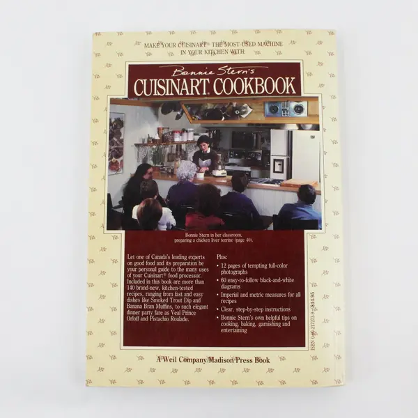 Vintage Bonnie Stern's Cuisinart Cookbook 1984 Paperback Good Condition