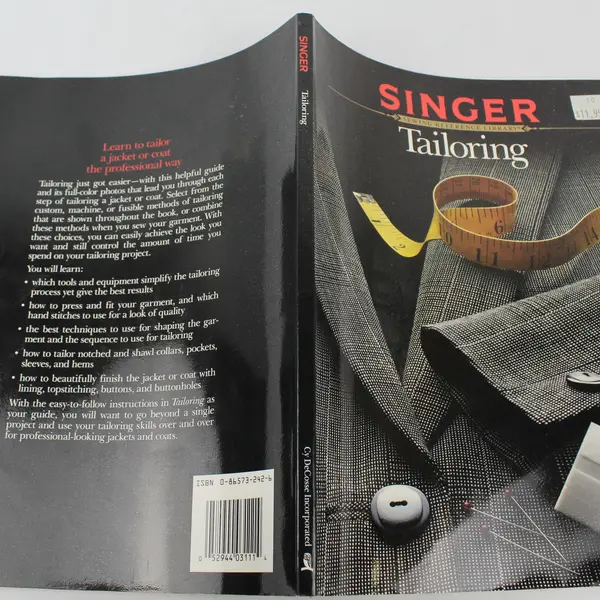 Vintage Singer Sewing Reference Library Tailoring Softcover Book 1988
