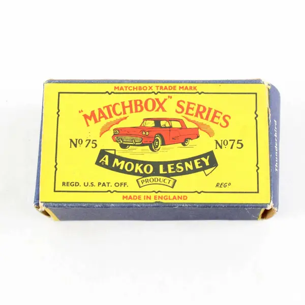 Vintage Matchbox Series No. 75 A Moko Lesney Empty Box