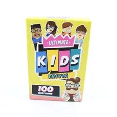 Ultimate Kids Trivia Card Game 100 Questions Family Game Night