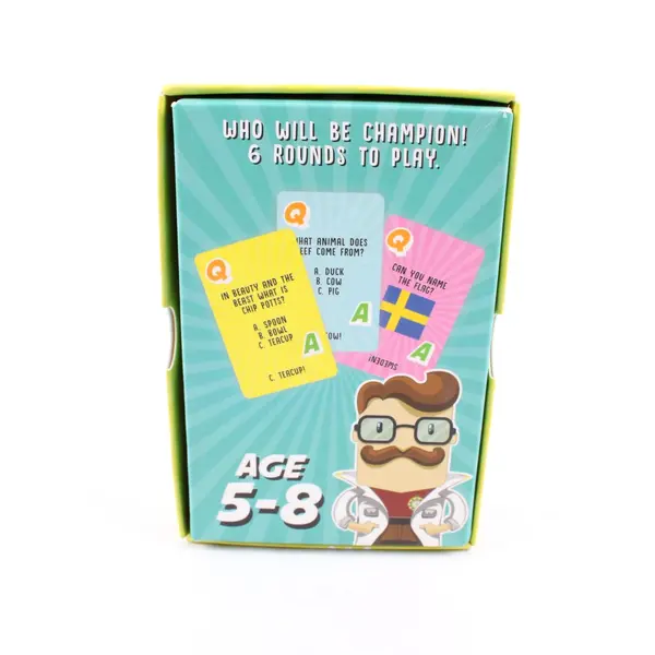Ultimate Kids Trivia Card Game 100 Questions Family Game Night