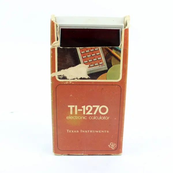 Texas Instruments TI-1270 Electronic Calculator w/ Original Box Manual