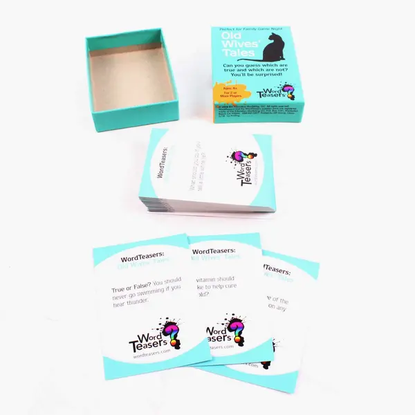 Elm Education Marketing Word Teasers Old Wives' Tales Card Game