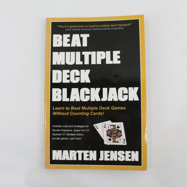 Beat Multiple Deck Blackjack by Marten Jensen 1st Edition 2nd Printing 2003 PB
