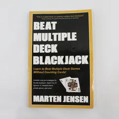 Beat Multiple Deck Blackjack by Marten Jensen 1st Edition 2nd Printing 2003 PB