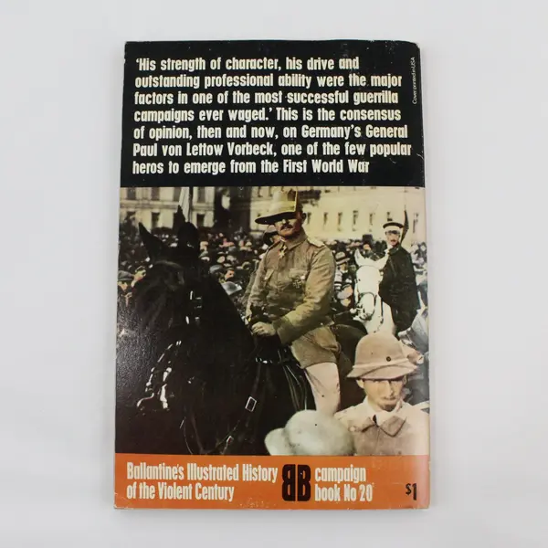 VTG Tanganyikan Guerrilla East African Campaign 1914-18 Major J R Sibley 1971 PB