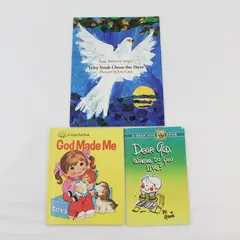 Lot of 3 Christian Children's Books Why Noah Chose the Dove God Made Me