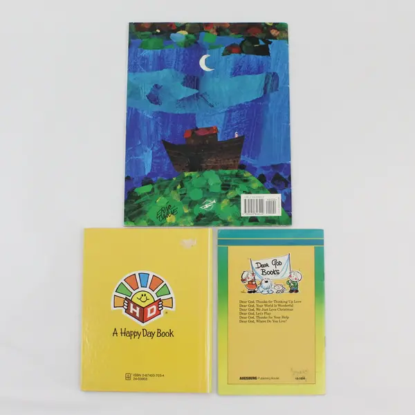 Lot of 3 Christian Children's Books Why Noah Chose the Dove God Made Me