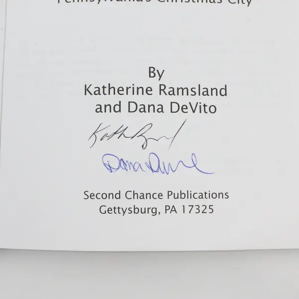 Bethlehem Ghosts Historical Hauntings Katherine Ramsland Dana DeVito Signed 2007