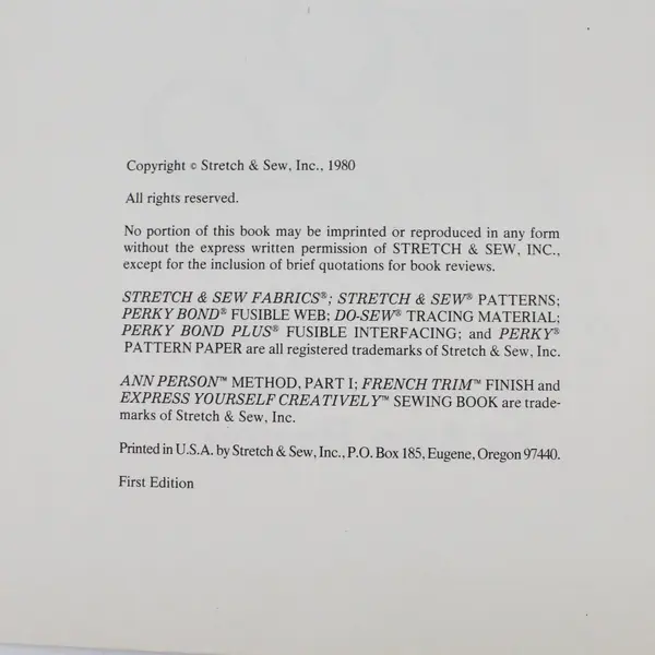 Vintage Express Yourself Creatively SC Book 1980 First Ed., Ann Person 