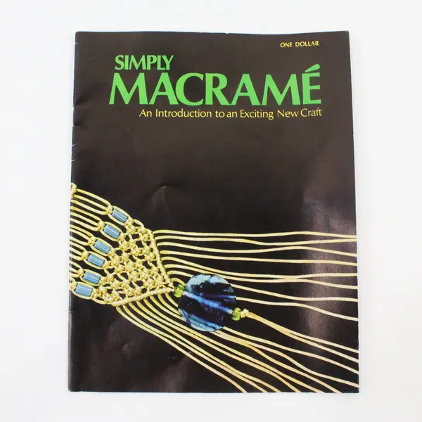 Vintage Simply Macramé An Introduction Mary F & William J Singleton 1971 PB Good