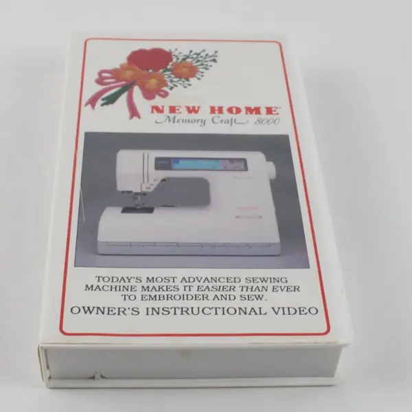 New Home Memory Craft 8000 Owner's Instructional Video VHS