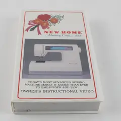 New Home Memory Craft 8000 Owner's Instructional Video VHS