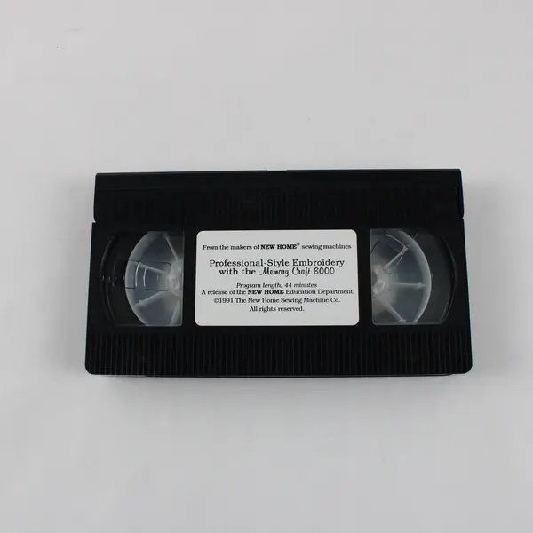 New Home Memory Craft 8000 Owner's Instructional Video VHS