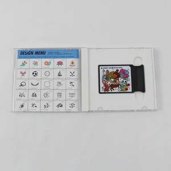 Janome Memory Card 2 830 838002 Embroidery Card 25 Mixed Designs