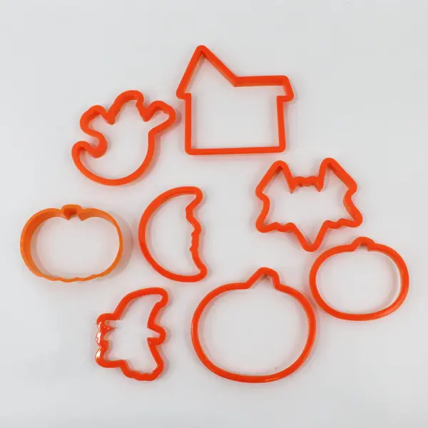  Lot of 42 Assorted Shapes Seasonal Multicolor Plastic Cookie Cutters