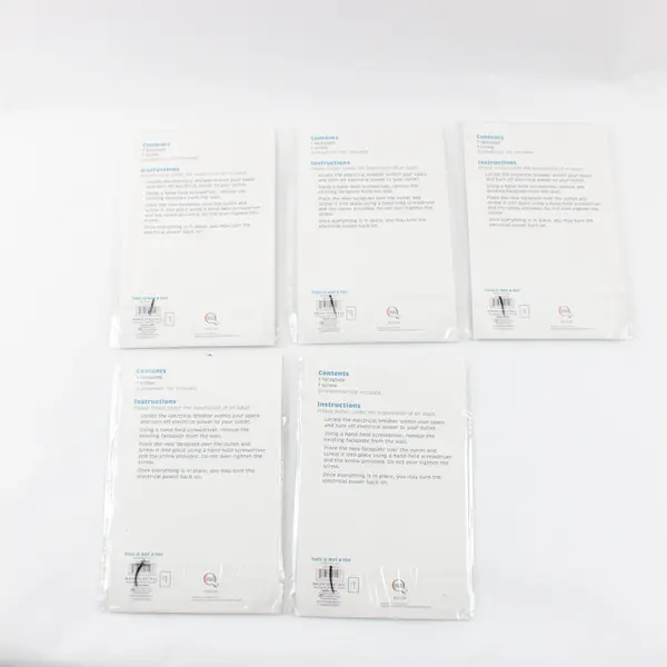 Lot of 5 UFO Decorative Outlet Faceplates Wall Plate Covers