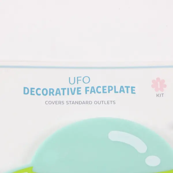 Lot of 5 UFO Decorative Outlet Faceplates Wall Plate Covers