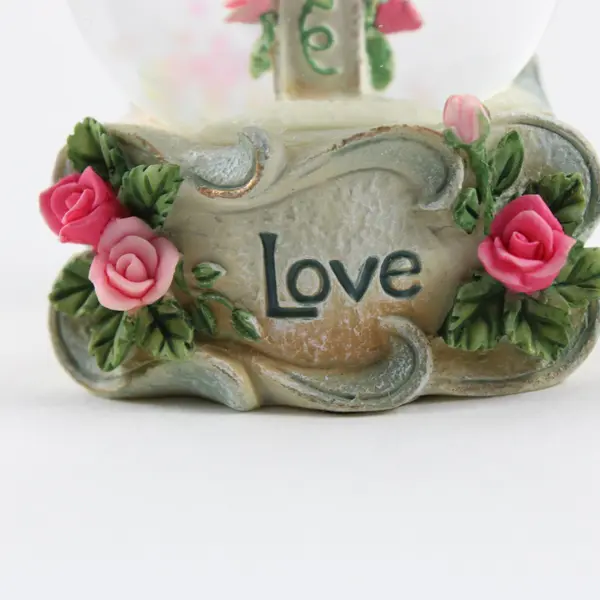 Faith Garden Westland Giftware Matthew Danko Item 1101 Floral Cross Love Globe