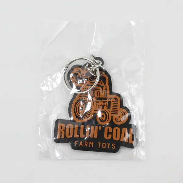 Rollin' Coal Farm Toys Tractor Keychain Key Ring New Open Box