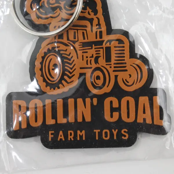 Rollin' Coal Farm Toys Tractor Keychain Key Ring New Open Box