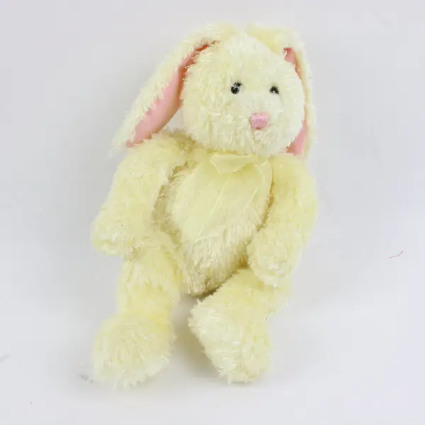 Gund Yellow Plush Rabbit Bunny Pink Ears Stuffed Animal