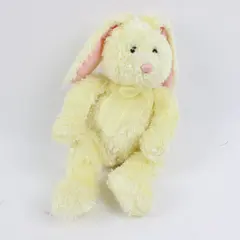 Gund Yellow Plush Rabbit Bunny Pink Ears Stuffed Animal