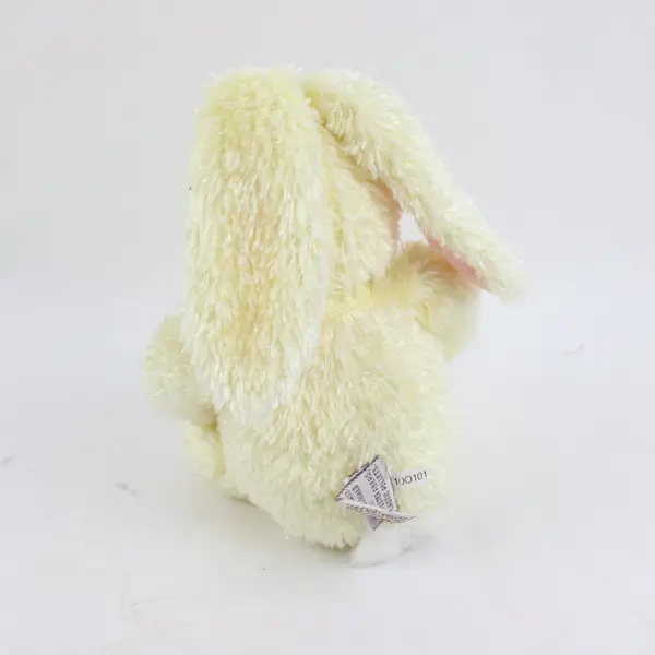 Gund Yellow Plush Rabbit Bunny Pink Ears Stuffed Animal