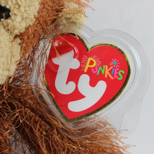 Ty Punkies ZIG-ZAG Monkey Plush Stuffed Animal Brown
